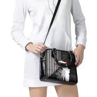 Pearl Harbor Remembrance Day Shoulder Handbag USS Arizona In Memory With Polynesian Pattern LT05 - Polynesian Pride