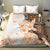 Fiji Bedding Set Masi Tapa Pattern Brown LT05 - Polynesian Pride