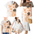 Fiji Family Matching Mermaid Dress and Hawaiian Shirt Masi Tapa Pattern Brown LT05 - Polynesian Pride