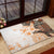 Fiji Rubber Doormat Masi Tapa Pattern Brown LT05 - Polynesian Pride