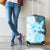 Fiji Luggage Cover Masi Tapa Pattern Blue LT05 - Polynesian Pride