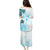 Fiji Puletasi Masi Tapa Pattern Blue LT05 - Polynesian Pride