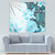 Fiji Tapestry Masi Tapa Pattern Blue LT05 - Polynesian Pride