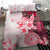 Fiji Bedding Set Masi Tapa Pattern Red LT05 - Polynesian Pride