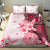 Fiji Bedding Set Masi Tapa Pattern Red LT05 - Polynesian Pride