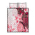Fiji Quilt Bed Set Masi Tapa Pattern Red LT05 Red - Polynesian Pride