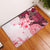 Fiji Rubber Doormat Masi Tapa Pattern Red LT05 Red - Polynesian Pride