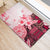 Fiji Rubber Doormat Masi Tapa Pattern Red LT05 - Polynesian Pride