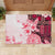 Fiji Rubber Doormat Masi Tapa Pattern Red LT05 - Polynesian Pride