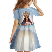 Guam Patroness Family Matching Long Sleeve Bodycon Dress and Hawaiian Shirt The Legend Santa Marian Kamalen LT05 - Polynesian Pride
