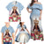 Guam Patroness Family Matching Off Shoulder Maxi Dress and Hawaiian Shirt The Legend Santa Marian Kamalen