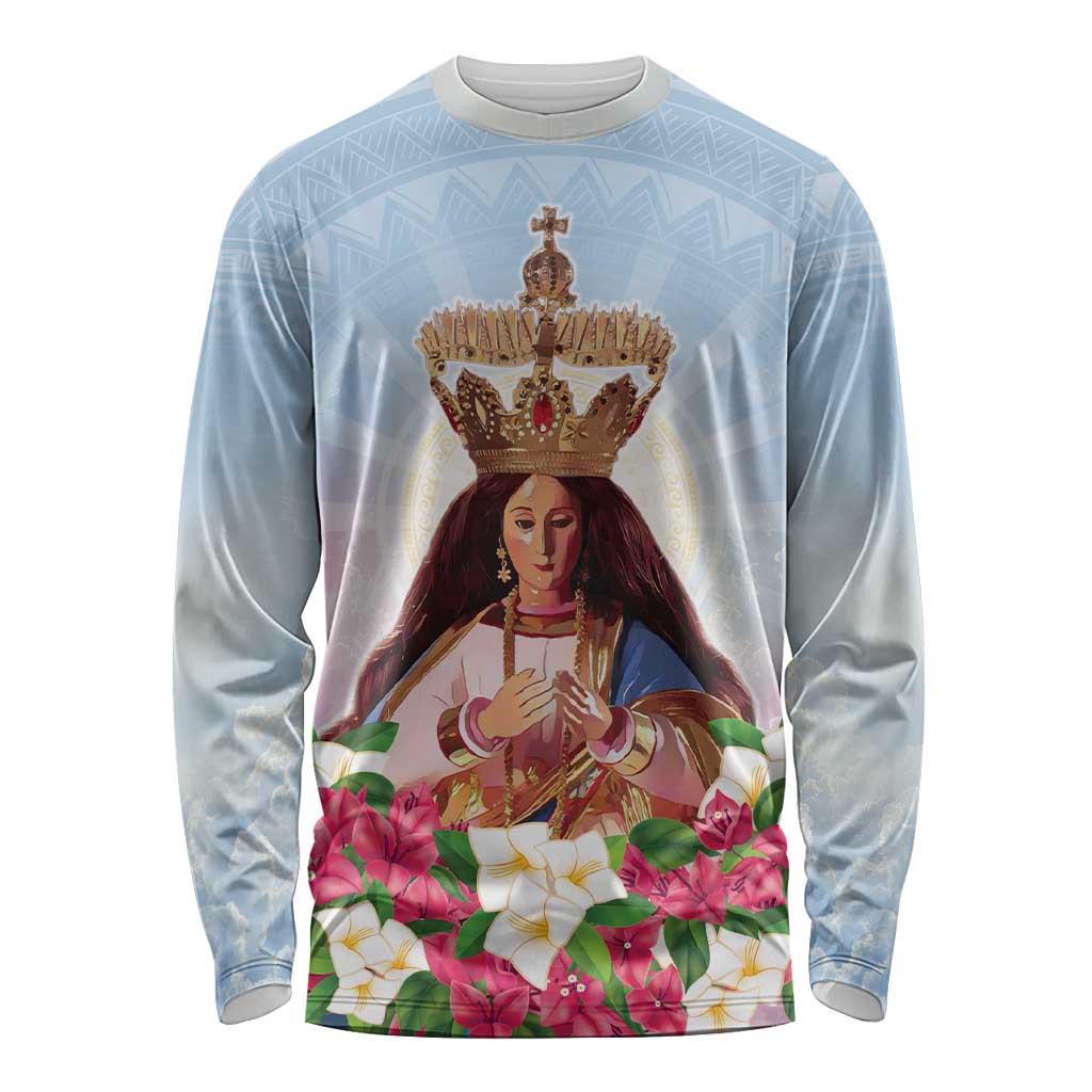 Guam Patroness Long Sleeve Shirt The Legend Santa Marian Kamalen