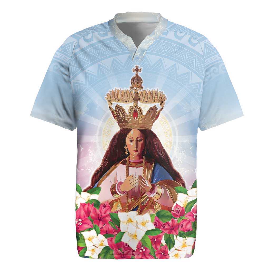 Guam Patroness Rugby Jersey The Legend Santa Marian Kamalen