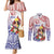 Happy Guam Santa Marian Kamalen Day Couples Matching Mermaid Dress and Long Sleeve Button Shirt