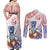 Happy Guam Santa Marian Kamalen Day Couples Matching Off Shoulder Maxi Dress and Long Sleeve Button Shirt