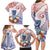 Happy Guam Santa Marian Kamalen Day Family Matching Long Sleeve Bodycon Dress and Hawaiian Shirt