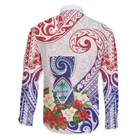 Happy Guam Santa Marian Kamalen Day Family Matching Long Sleeve Bodycon Dress and Hawaiian Shirt LT05 - Polynesian Pride