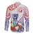 Happy Guam Santa Marian Kamalen Day Family Matching Off Shoulder Short Dress and Hawaiian Shirt