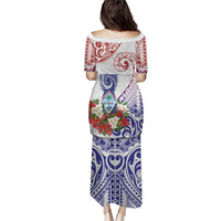 Happy Guam Santa Marian Kamalen Day Family Matching Puletasi and Hawaiian Shirt