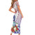 Happy Guam Santa Marian Kamalen Day Family Matching Short Sleeve Bodycon Dress and Hawaiian Shirt