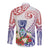 Happy Guam Santa Marian Kamalen Day Long Sleeve Button Shirt