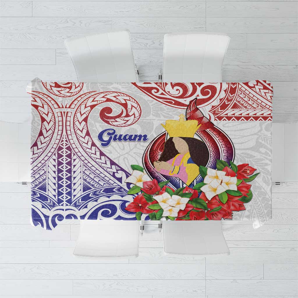 Happy Guam Santa Marian Kamalen Day Tablecloth