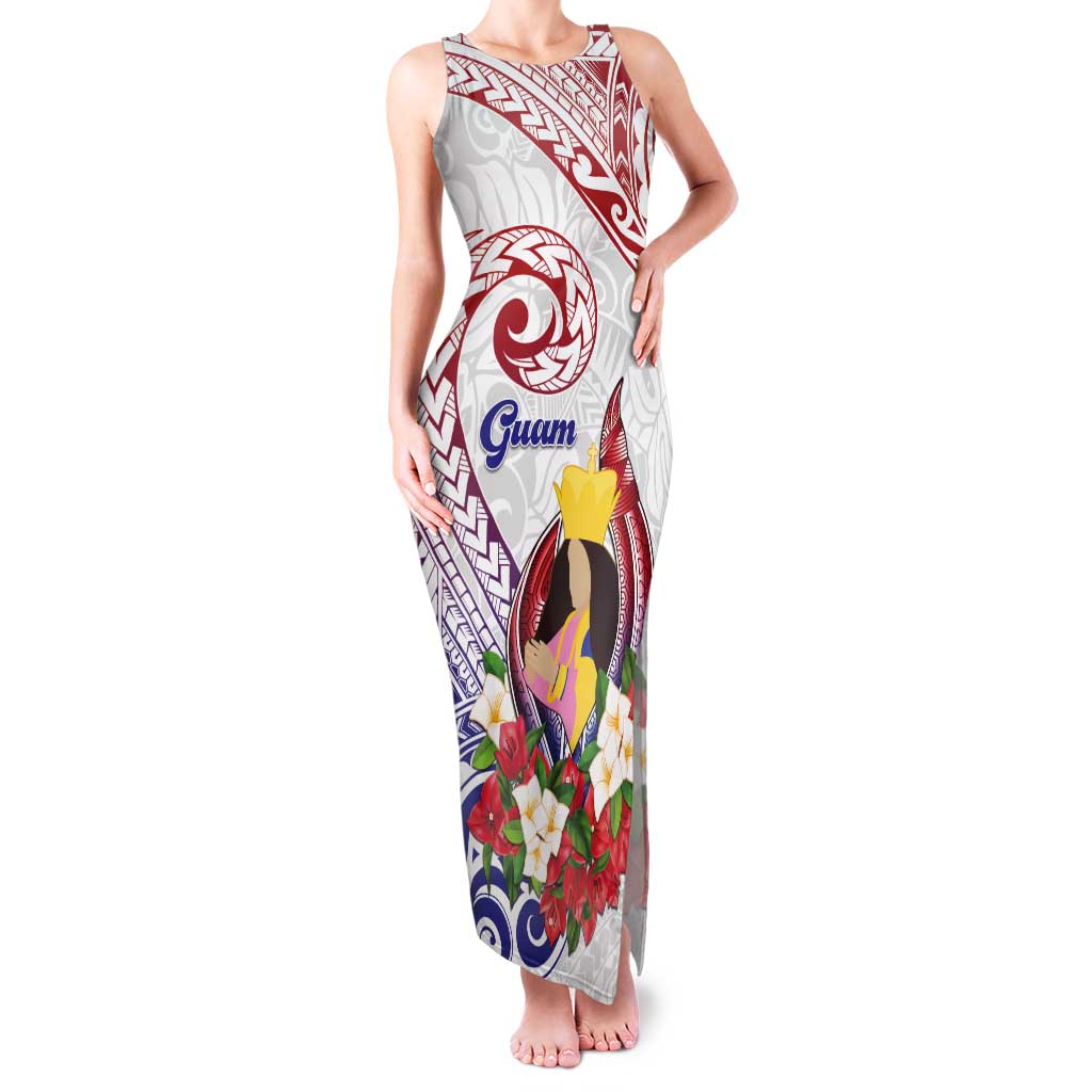 Happy Guam Santa Marian Kamalen Day Tank Maxi Dress