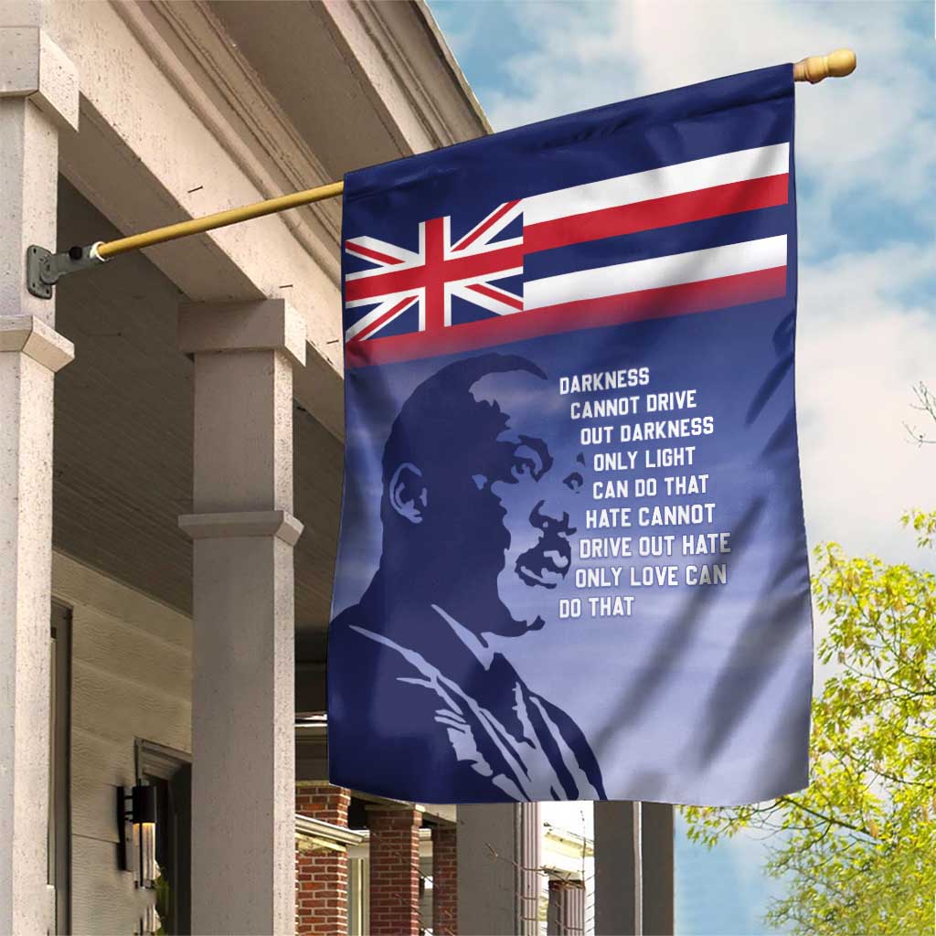 Hawaii MLK Day Garden Flag