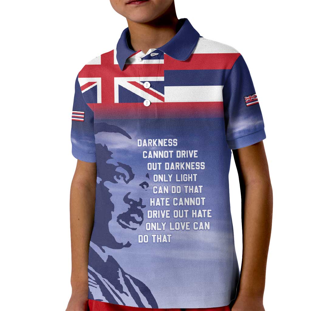 Hawaii MLK Day Kid Polo Shirt