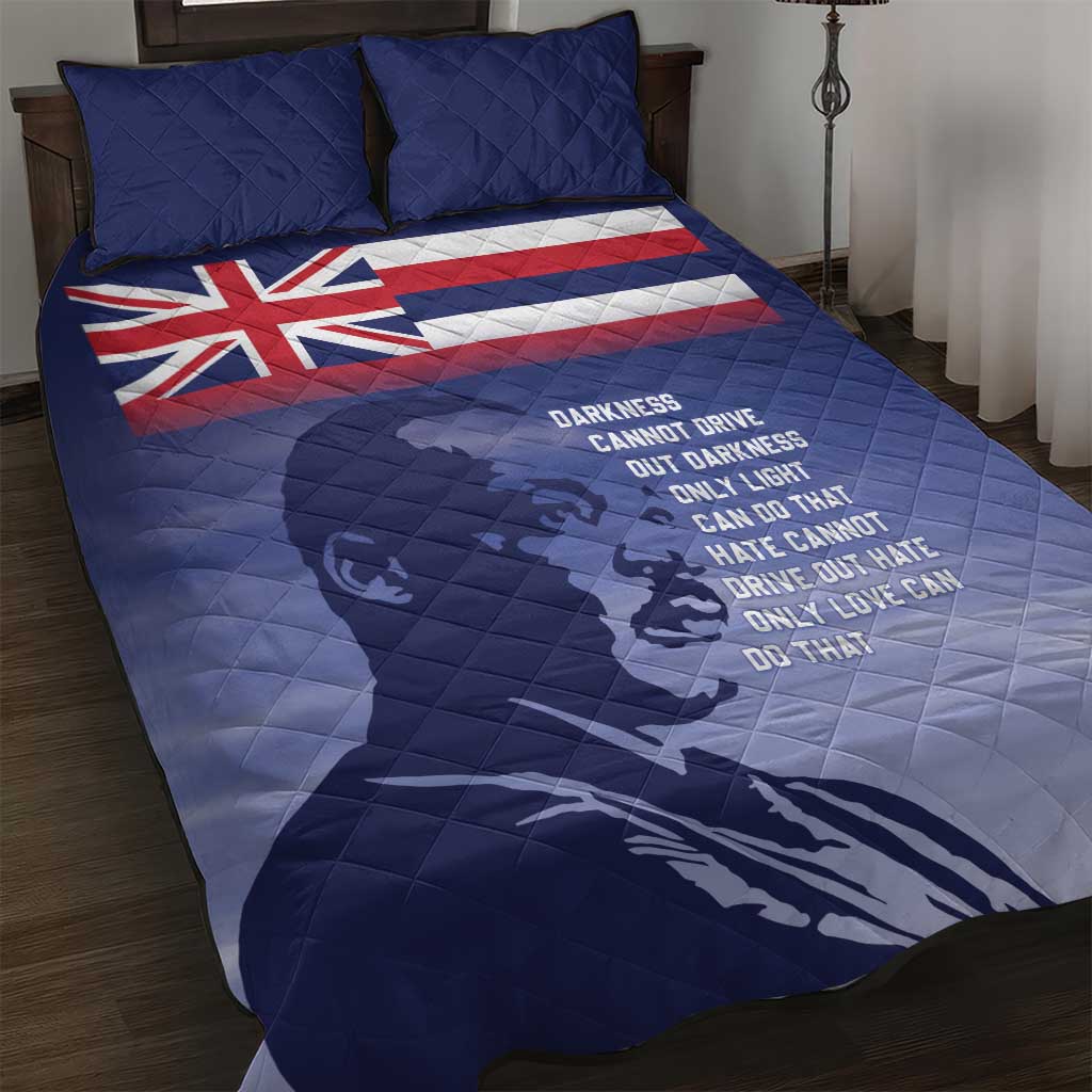 Hawaii MLK Day Quilt Bed Set