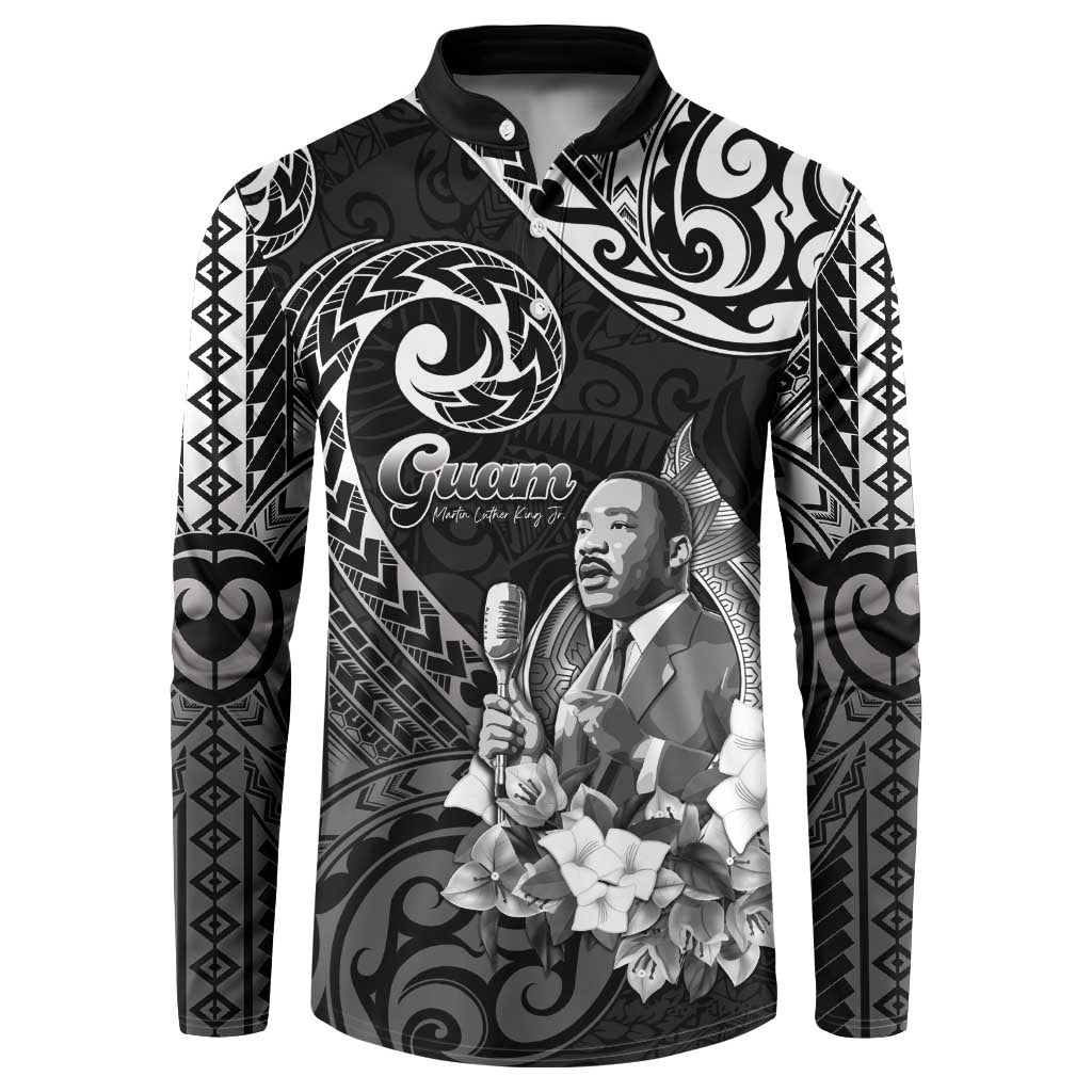 Guam MLK Day Button Sweatshirt The Legacy Of MLK