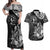 Guam MLK Day Couples Matching Off Shoulder Maxi Dress and Hawaiian Shirt The Legacy Of MLK