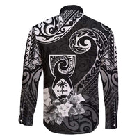 Guam MLK Day Family Matching Off The Shoulder Long Sleeve Dress and Hawaiian Shirt The Legacy Of MLK