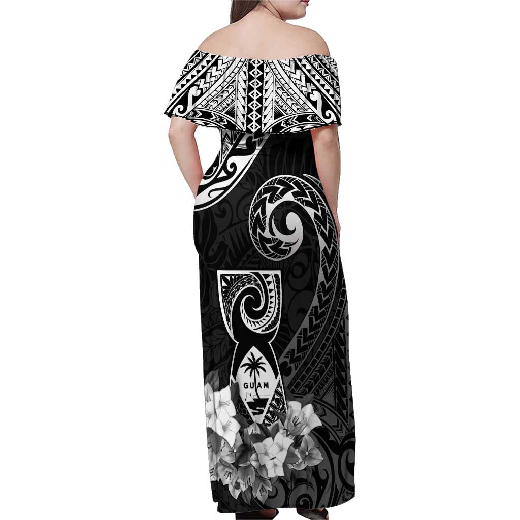 Guam MLK Day Family Matching Off Shoulder Maxi Dress and Hawaiian Shirt The Legacy Of MLK