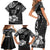 Guam MLK Day Family Matching Short Sleeve Bodycon Dress and Hawaiian Shirt The Legacy Of MLK