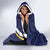 Happy Nauru Independence Day Hooded Blanket Polynesian Pattern