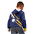 Personalised Happy Nauru Independence Day Kid Hoodie Polynesian Pattern