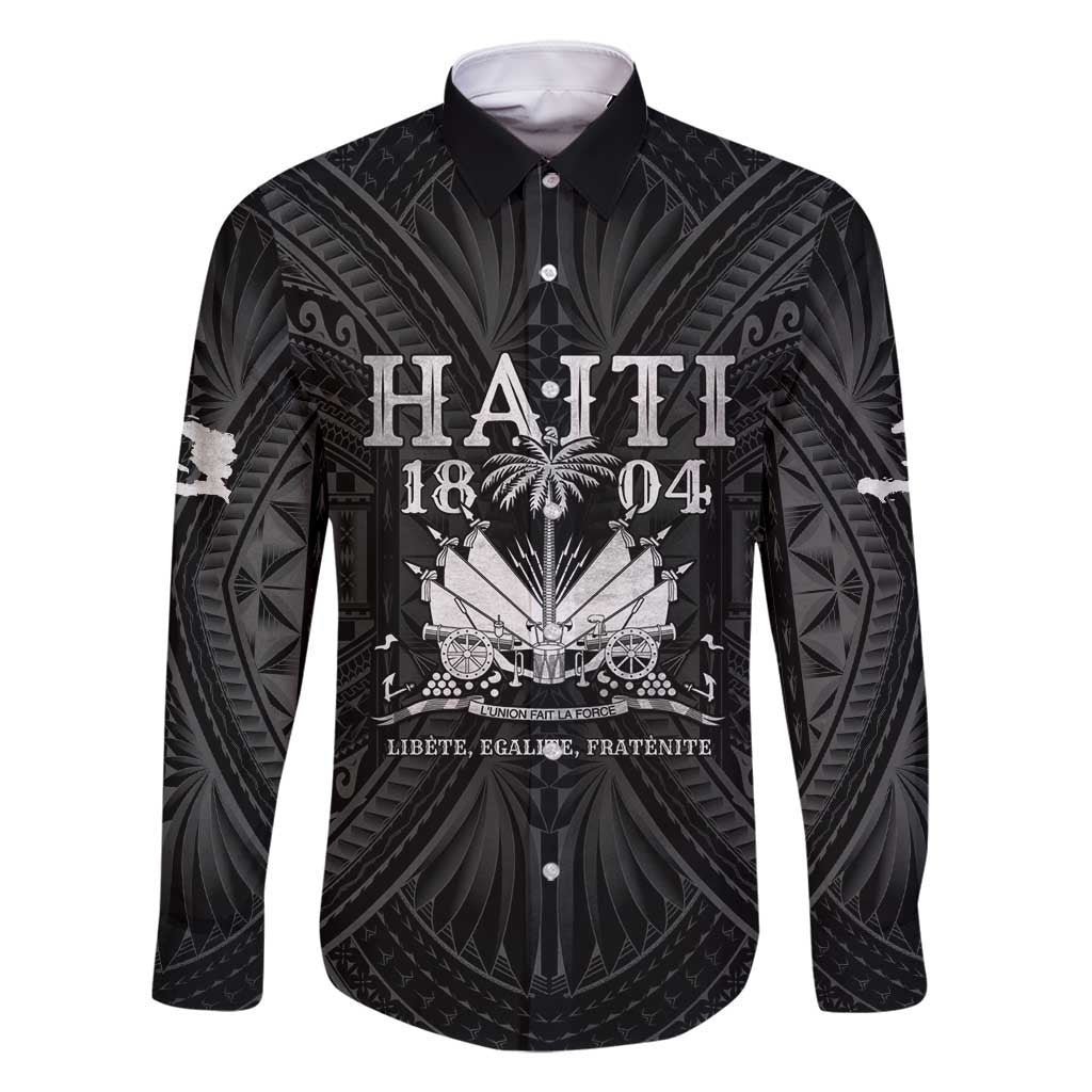 Haiti 1804 Family Matching Summer Maxi Dress and Hawaiian Shirt Polynesian Silver Neg Maron