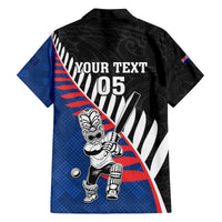 Custom New Zealand Auckland Cricket Family Matching Summer Maxi Dress and Hawaiian Shirt With Maori Pattern LT05 - Polynesian Pride
