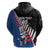 Custom New Zealand Auckland Cricket Hoodie With Maori Pattern