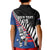 Custom New Zealand Auckland Cricket Kid Polo Shirt With Maori Pattern