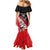 Custom New Zealand Canterbury Cricket Family Matching Mermaid Dress and Hawaiian Shirt With Maori Pattern