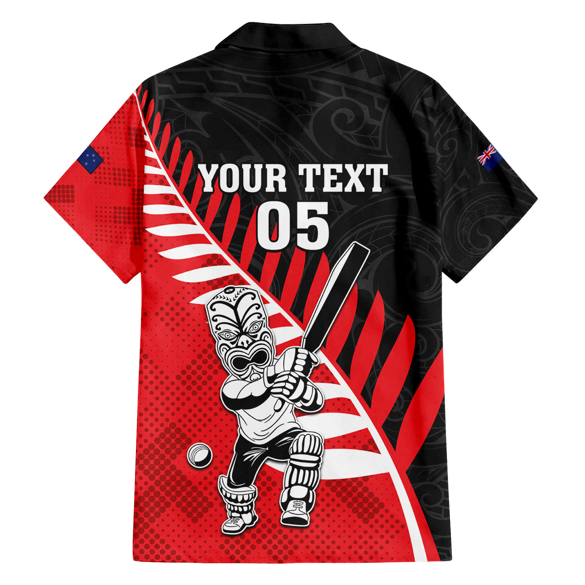 Custom New Zealand Canterbury Cricket Family Matching Summer Maxi Dress and Hawaiian Shirt With Maori Pattern LT05 - Polynesian Pride