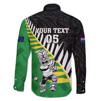 Custom New Zealand Central Districts Cricket Family Matching Mermaid Dress and Hawaiian Shirt With Maori Pattern LT05 - Polynesian Pride