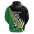 Custom New Zealand Central Districts Cricket Zip Hoodie With Maori Pattern