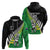 Custom New Zealand Central Districts Cricket Zip Hoodie With Maori Pattern