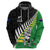 Custom New Zealand Central Districts Cricket Zip Hoodie With Maori Pattern