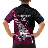 Custom New Zealand Northern Districts Cricket Family Matching Long Sleeve Bodycon Dress and Hawaiian Shirt With Maori Pattern LT05 - Polynesian Pride