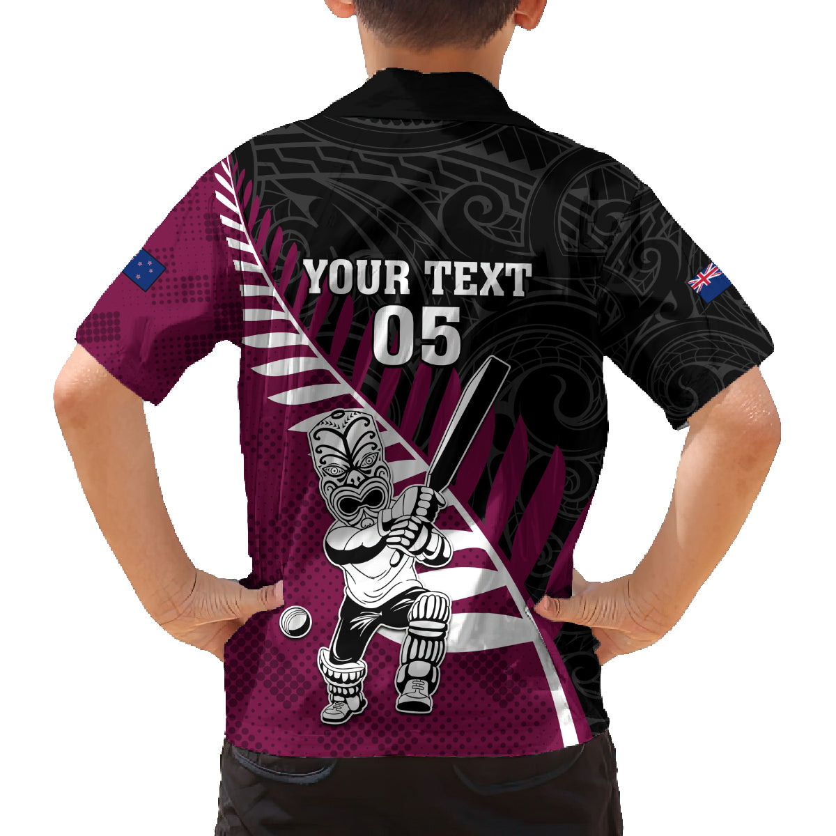 Custom New Zealand Northern Districts Cricket Family Matching Puletasi and Hawaiian Shirt With Maori Pattern LT05 - Polynesian Pride