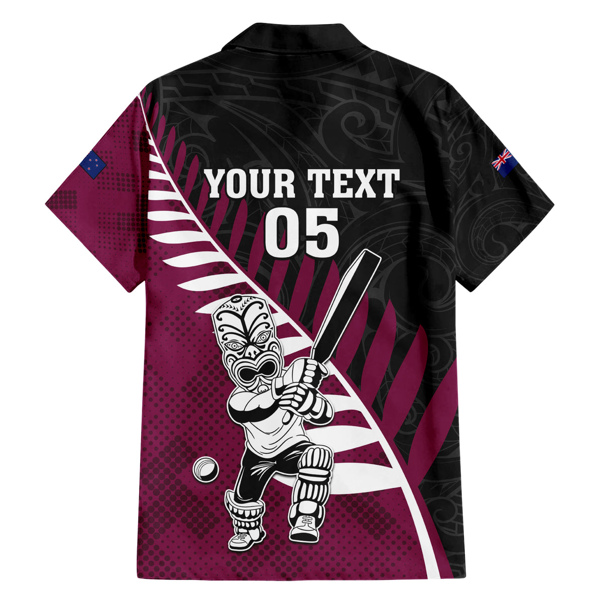 Custom New Zealand Northern Districts Cricket Family Matching Short Sleeve Bodycon Dress and Hawaiian Shirt With Maori Pattern LT05 - Polynesian Pride
